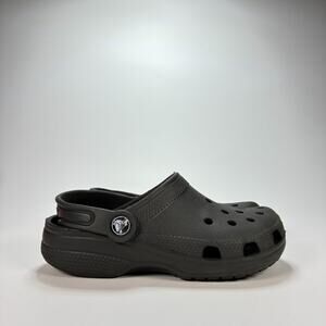 Crocs Classic Clog Black Lightweight Comfort Casual Slip On Shoes Youth Size 1